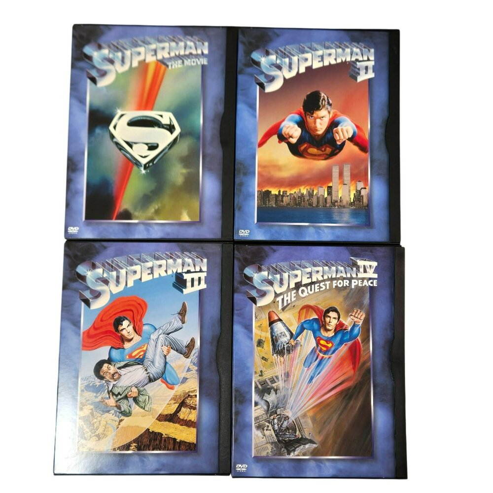 The Complete Superman Collection 2001 4 Disc DVD Set Warner Brothers